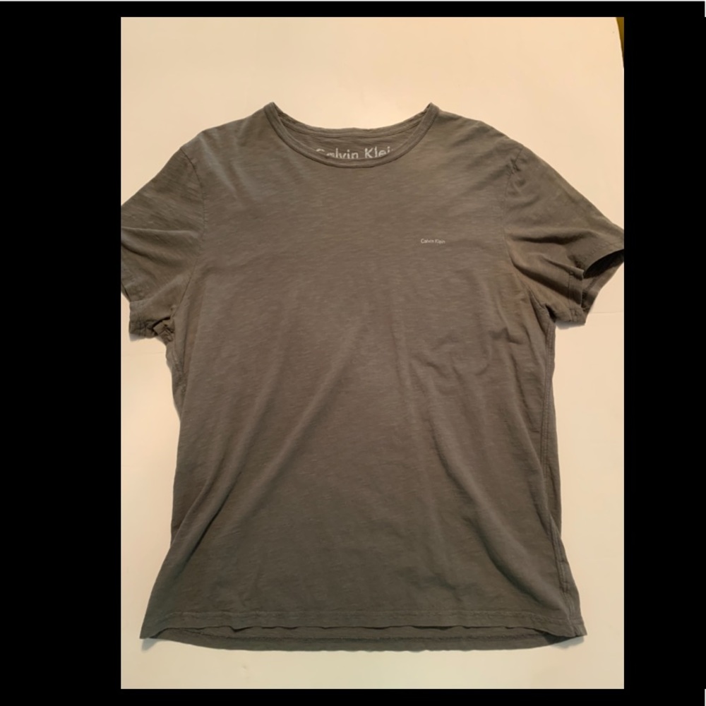 Men’s Large Calvin Klein 100% Cotton Tee Green